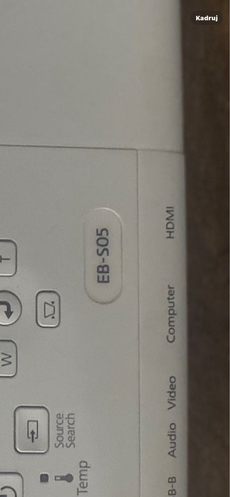 Projektor Epson EB-S05