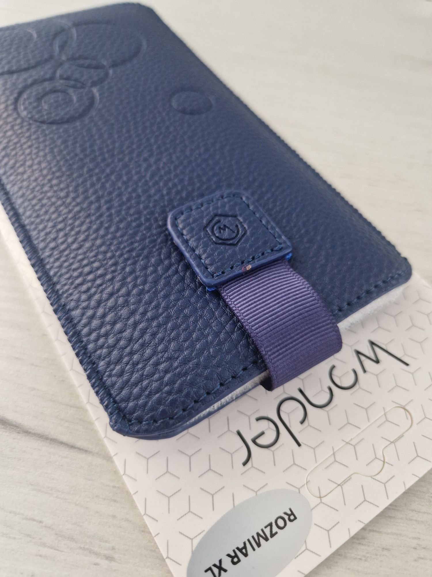 Kieszonka WONDER Deko (ROZMIAR XL) do Samsung S24 / S24 Plus Granatowy
