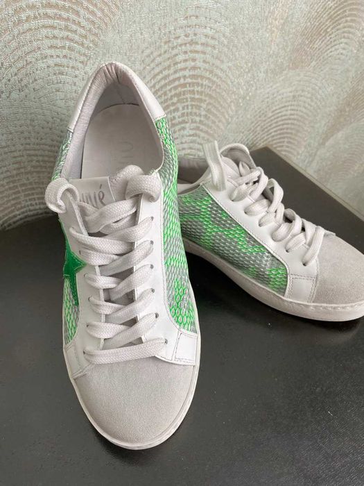 Кеды кожа + замша  размер 37  б/у