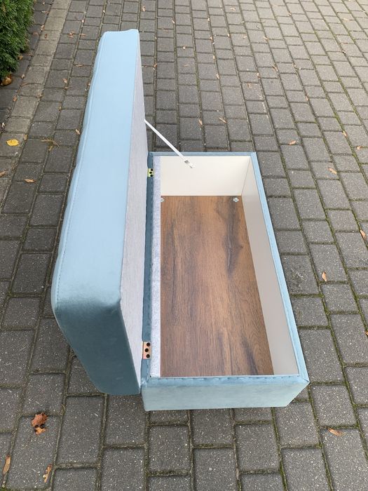 Pufa szyta w linie na wymiar