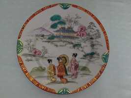 Chiński malowany talerz ozdobny