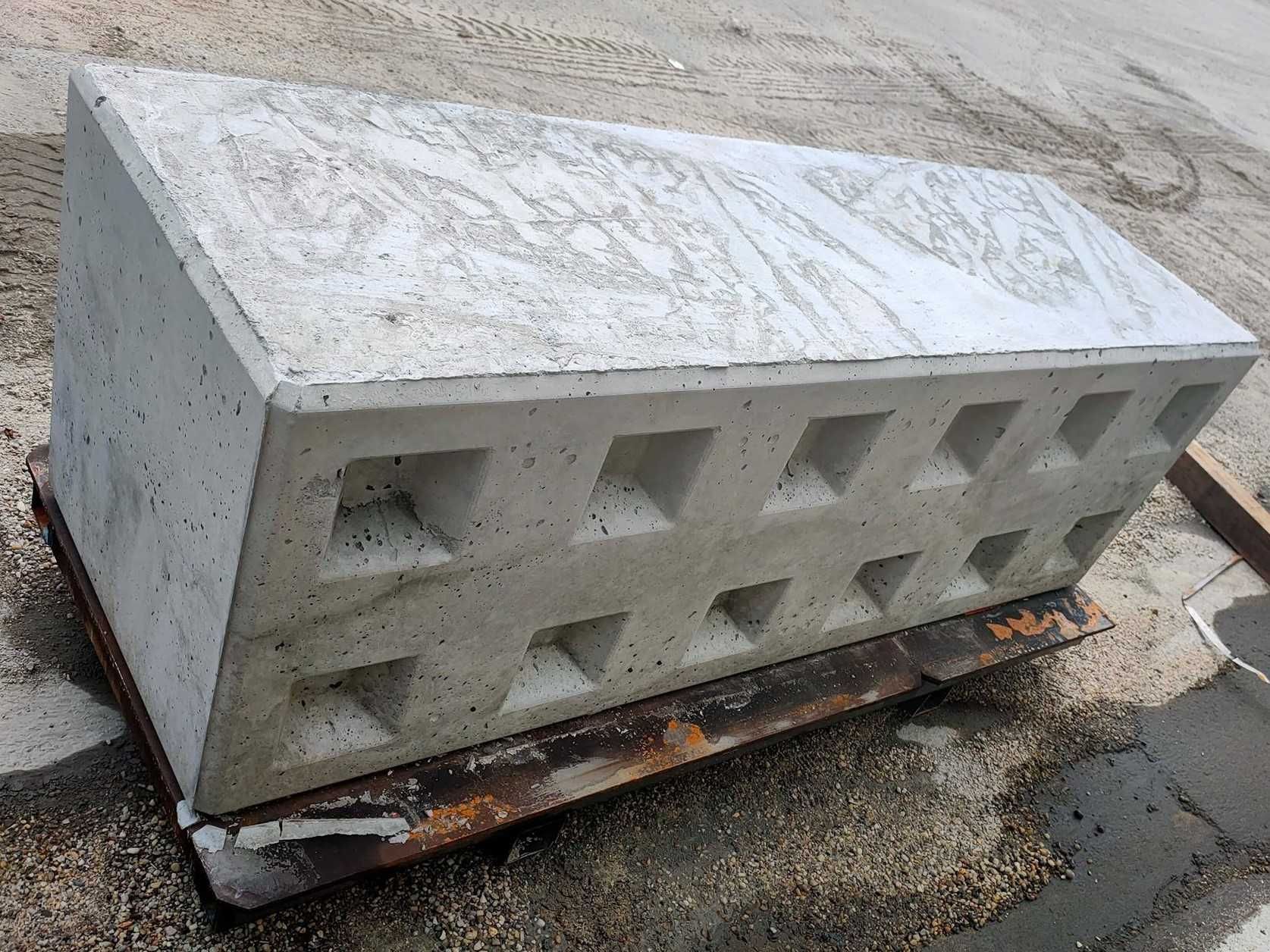 Bloki betonowe 240x60x60 big blok mur oporowy boksy zasieki mury