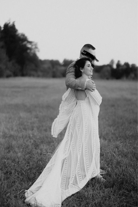 Весільне плаття / плаття на фотосесію (стиль бохо/рустик)