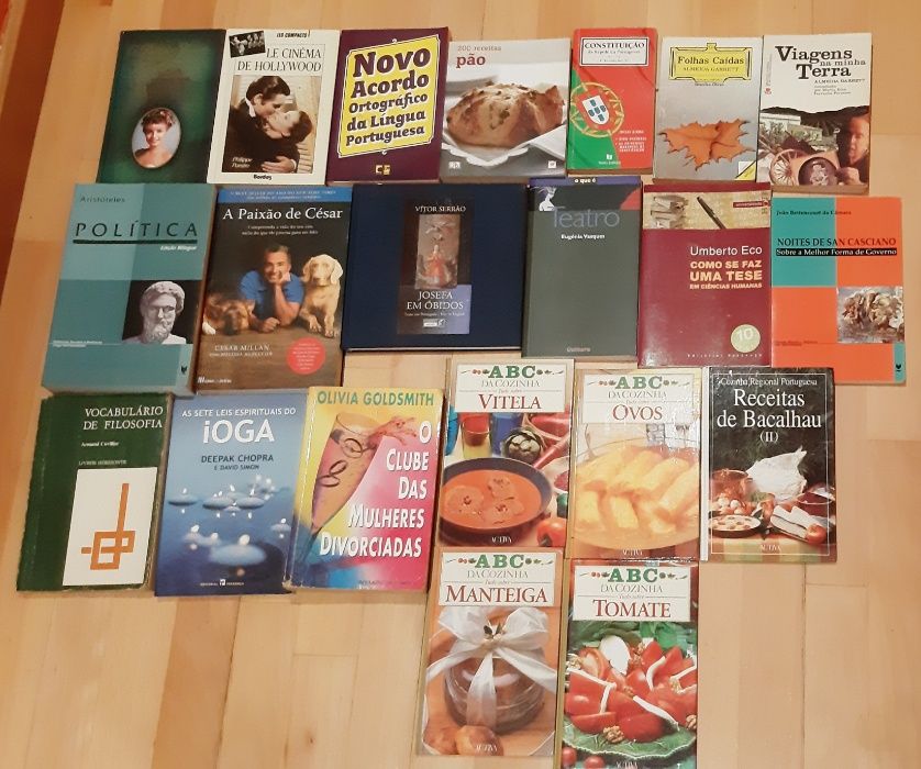 Livros de vários temas