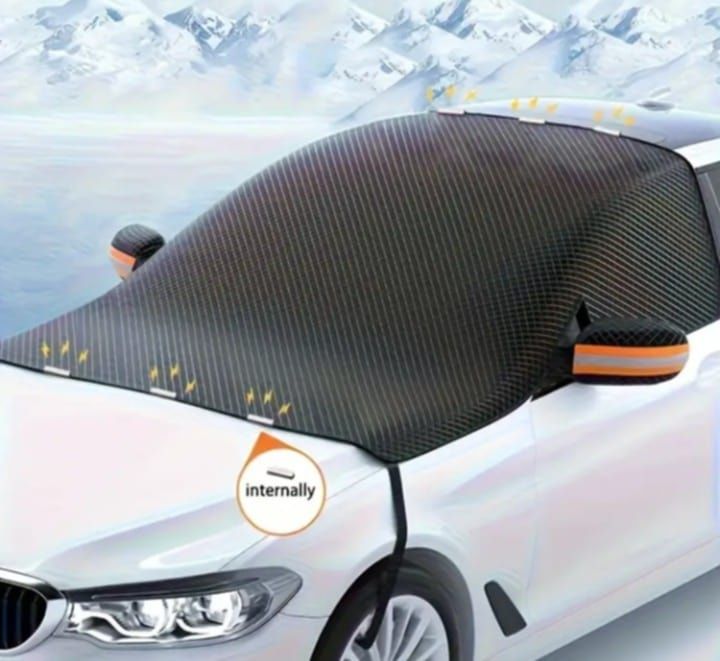 Magnetyczna osłona szyby samochodowej