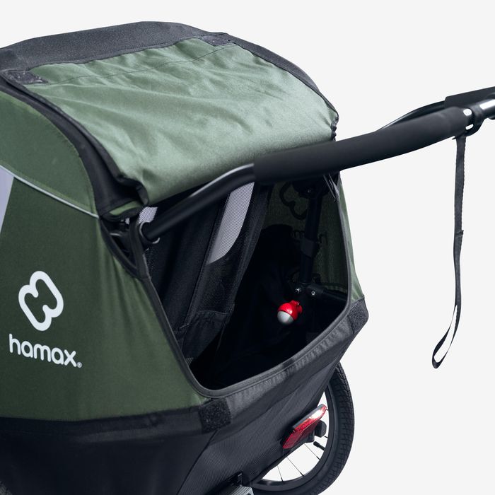REBOQUE DE BICICLETA HAMAX IXPLORER VERDE