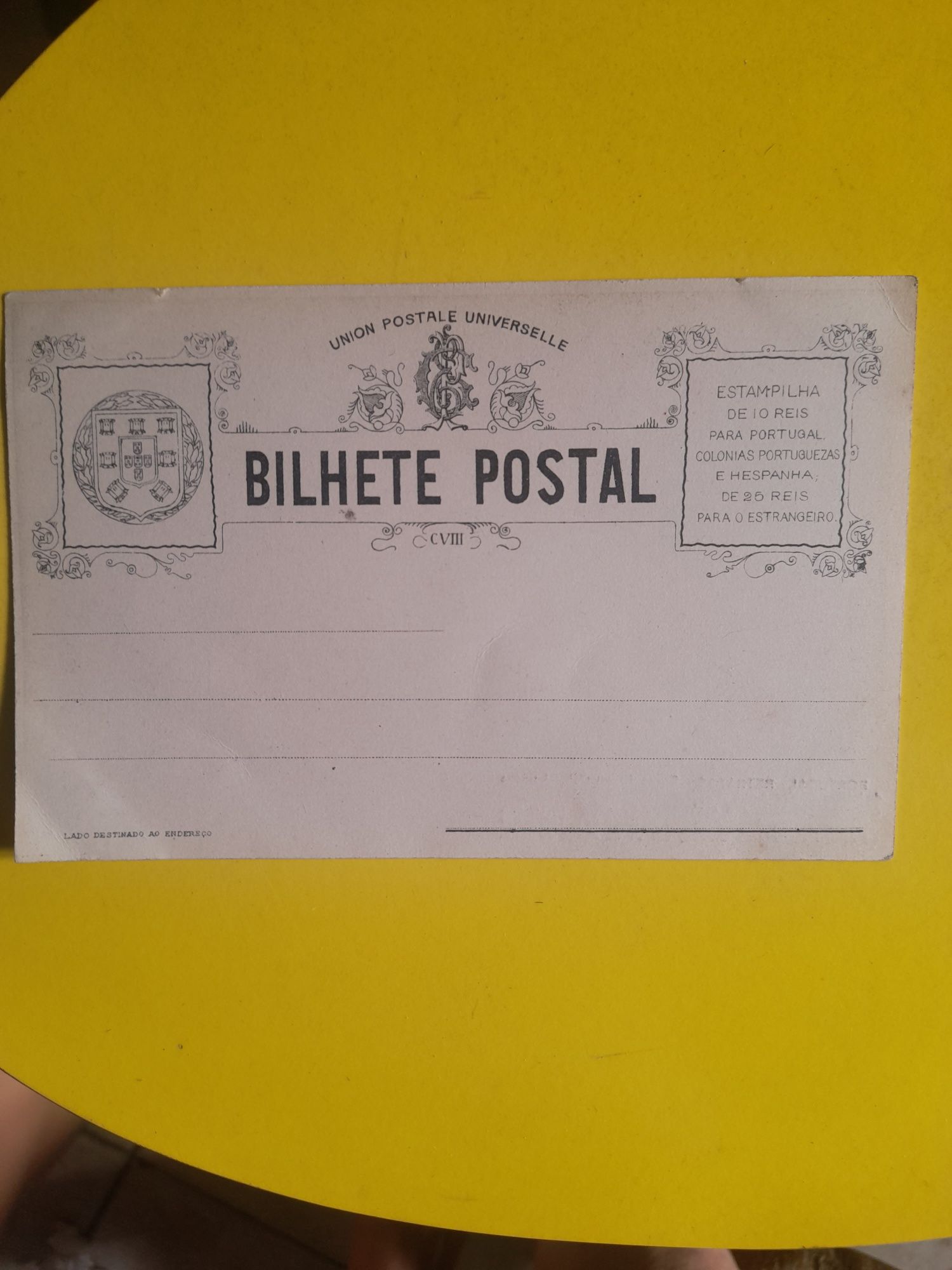 Postal antigo Portugal-Retratos