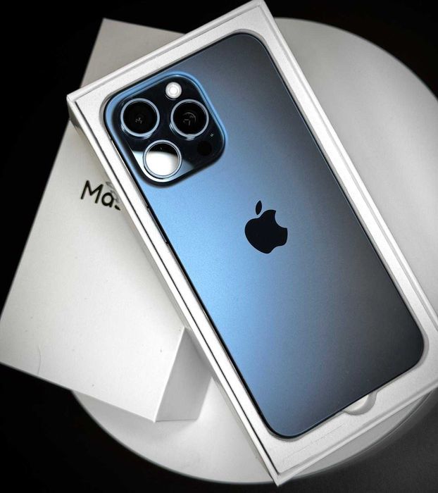 Apple iPhone 15 Pro Max 1TB Blue jak nowy 100% bat 6msc gwarancji