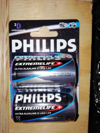Pilhas Philips LR20