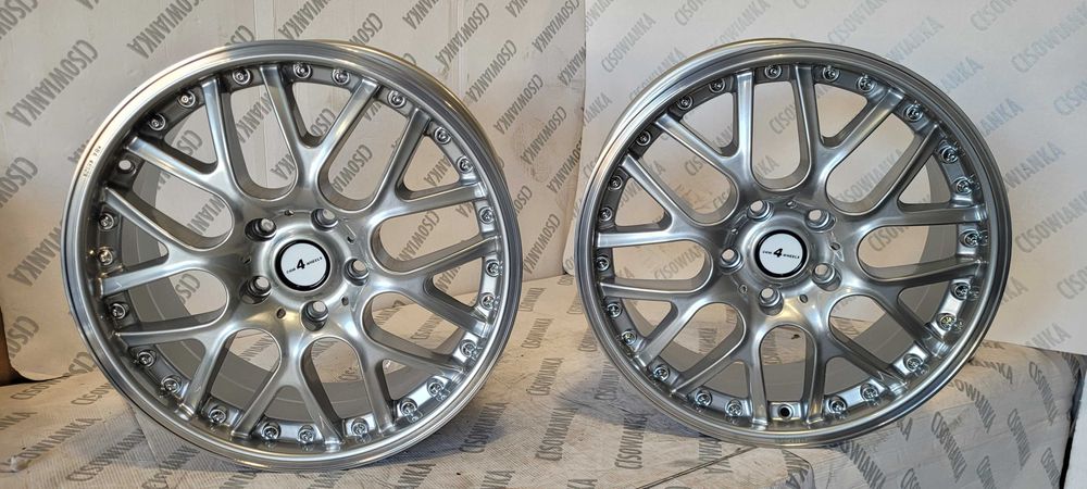 4szt Felgi Com4wheels 8J/18" 5x120 ET55 polerowany rant