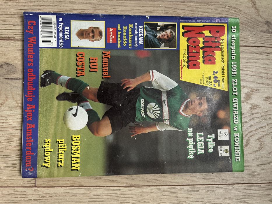 Tygodnik piłka nożna z 1999 roku nr 33