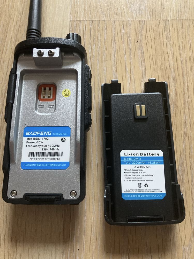 Radiostacja DMR Baofeng DM-1702 z GPS - nowa