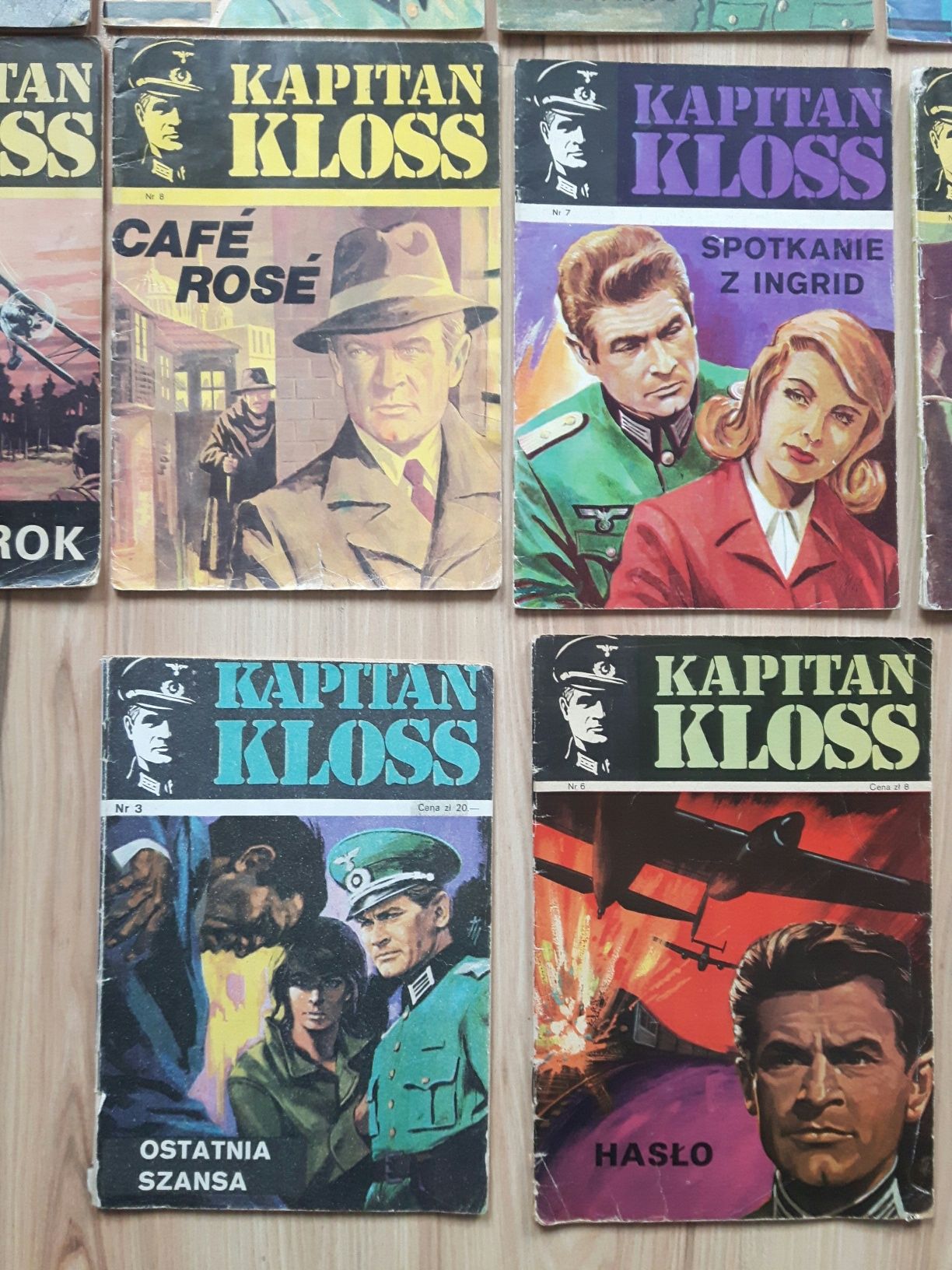 Kapitan Kloss. wydania 2. PRL komiks