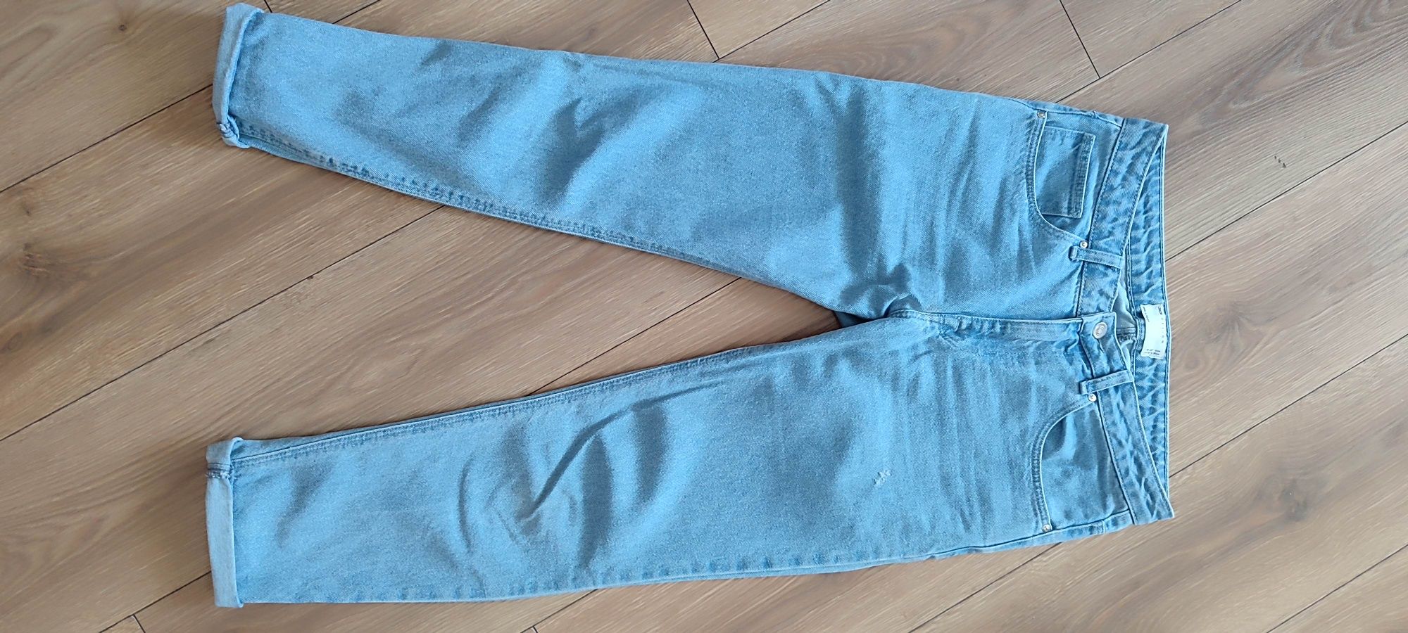 Jeansowe spodnie Asos jeansy m/l