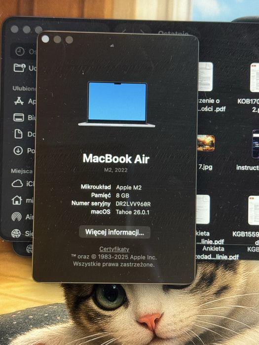 MacBook Air M2 stan idealny