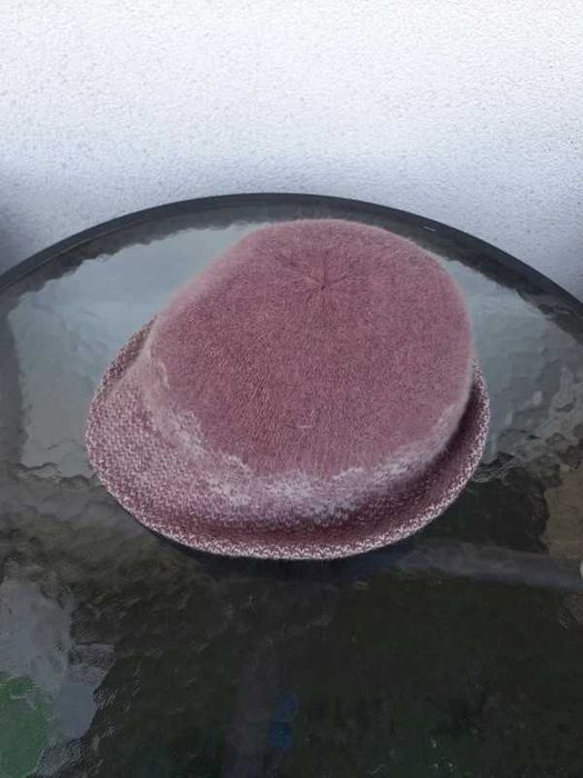 Wrzosowy damski kapelusz Vintage