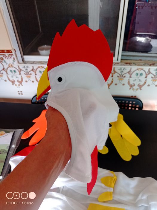 Disfarce galinha 10/12 anos