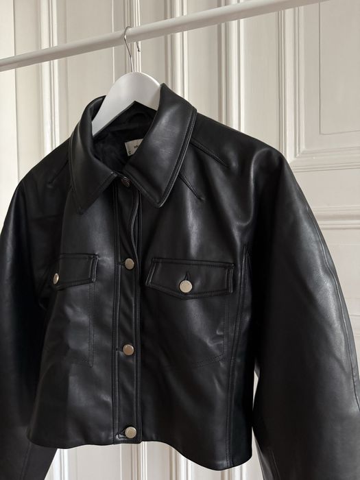 Mango Faux Leather Jacket - kurtka ze skóry ekologicznej