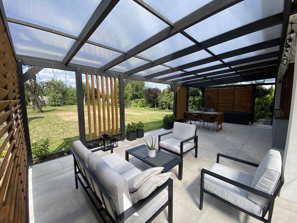 Weranda zadaszenie wiata taras pergola zadaszenie tarasu