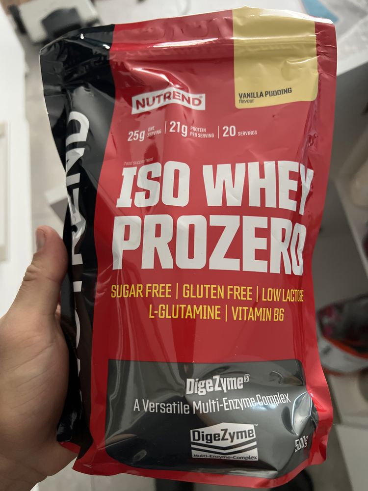 Białko NUTREND Iso whey prozero wanilia pudding 500g