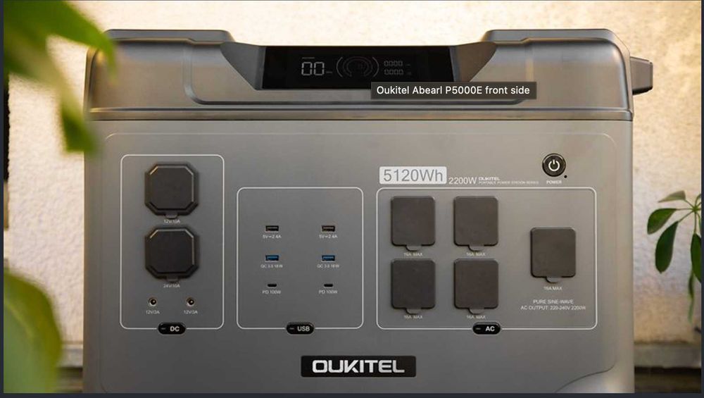 Зарядна станція Oukitel P5000 (5120 Вт-год)