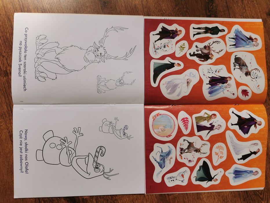 Kolorowanki Elza Kraina Lodu 2 sztuki