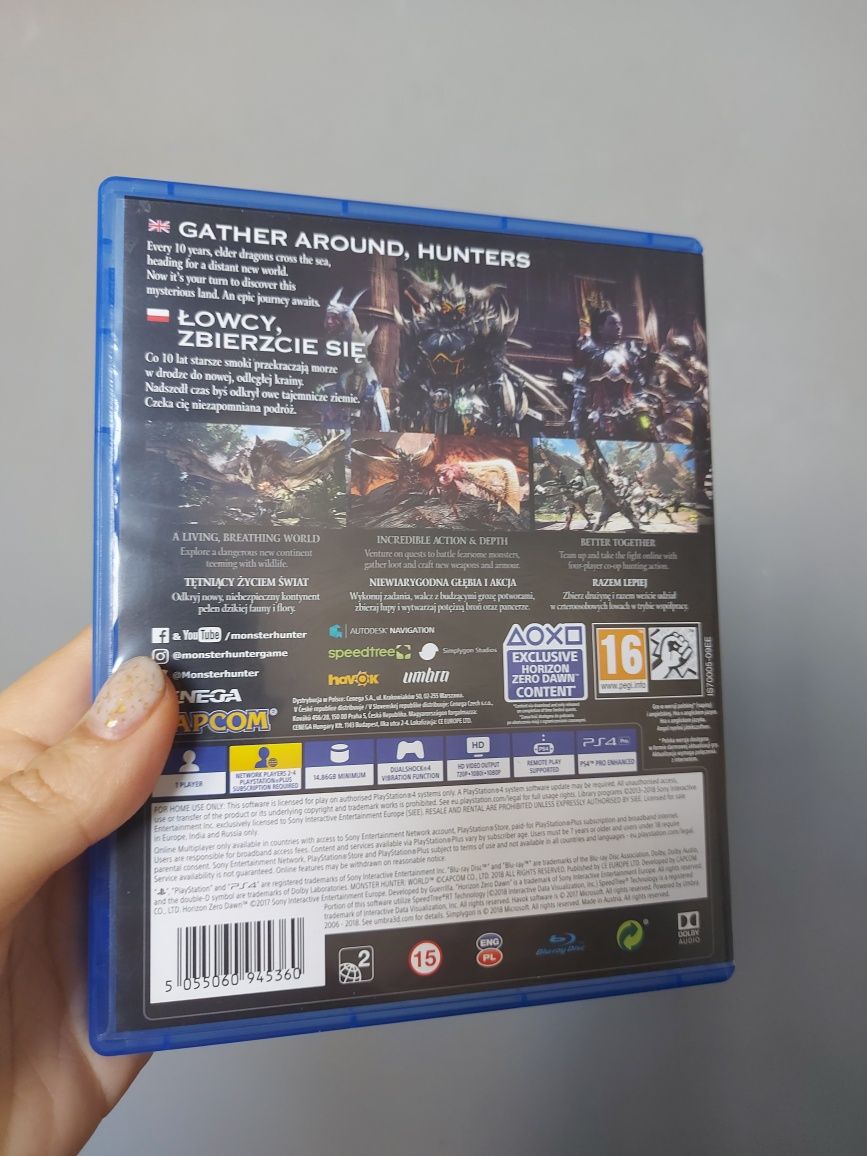 Monster Hunter: World (Gra PS4)