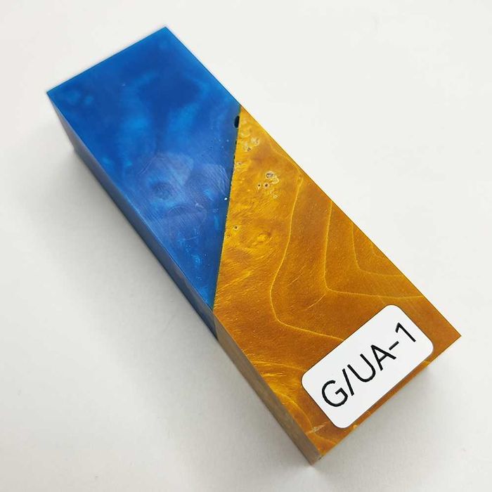 Бруски гибриды для рукоятей ножей и шампуров. Кап клена + смола.