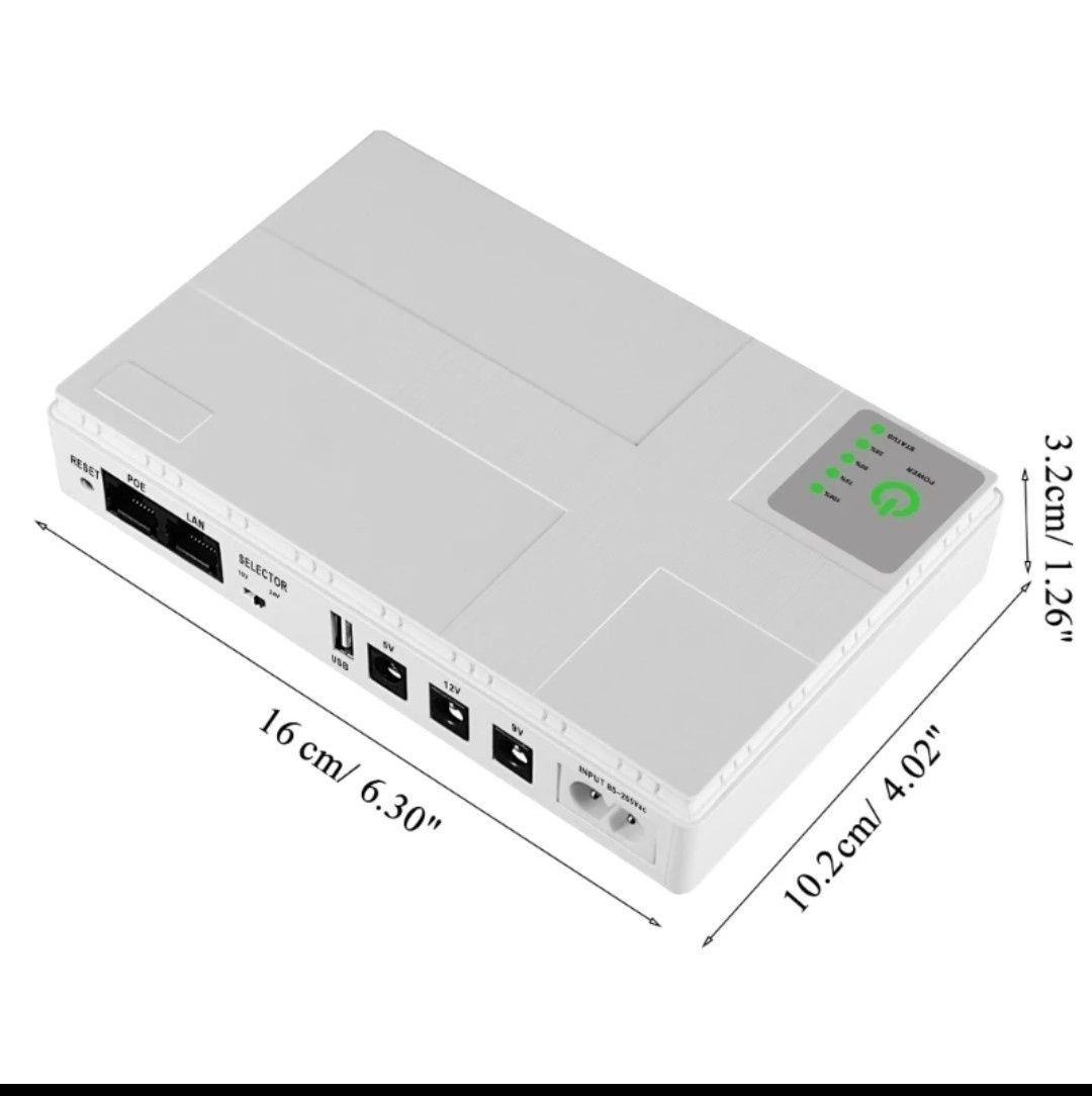 Павербанк для роутера mini UPS Джерело безперебійного живлення