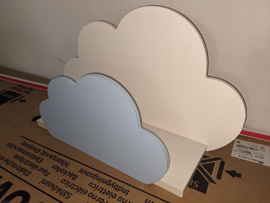 Półka chmurką pokój dziecięcy