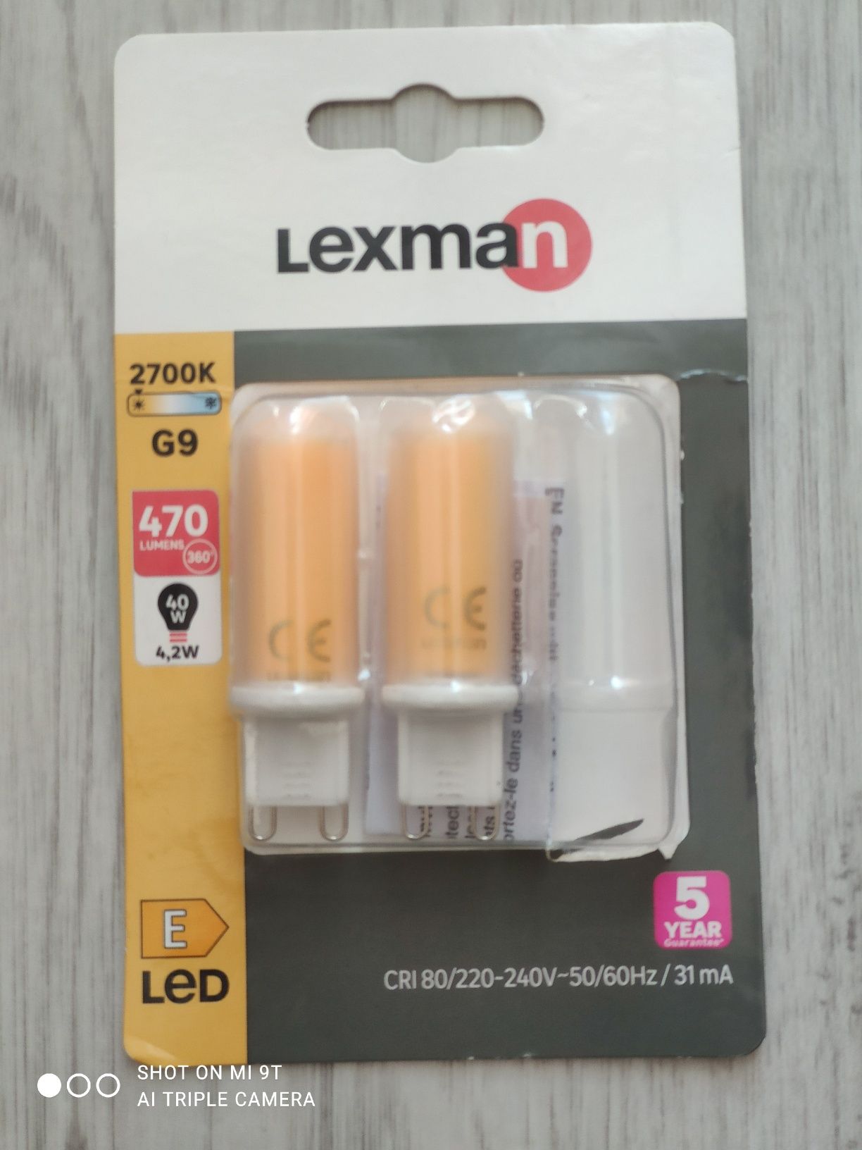 Żarówka LED 2 szt. G9 4.2 W = 40 W 470 lm Ciepła L