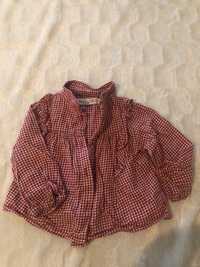 Camisa Menina 6-9 meses Zara - OPORTUNIDADE