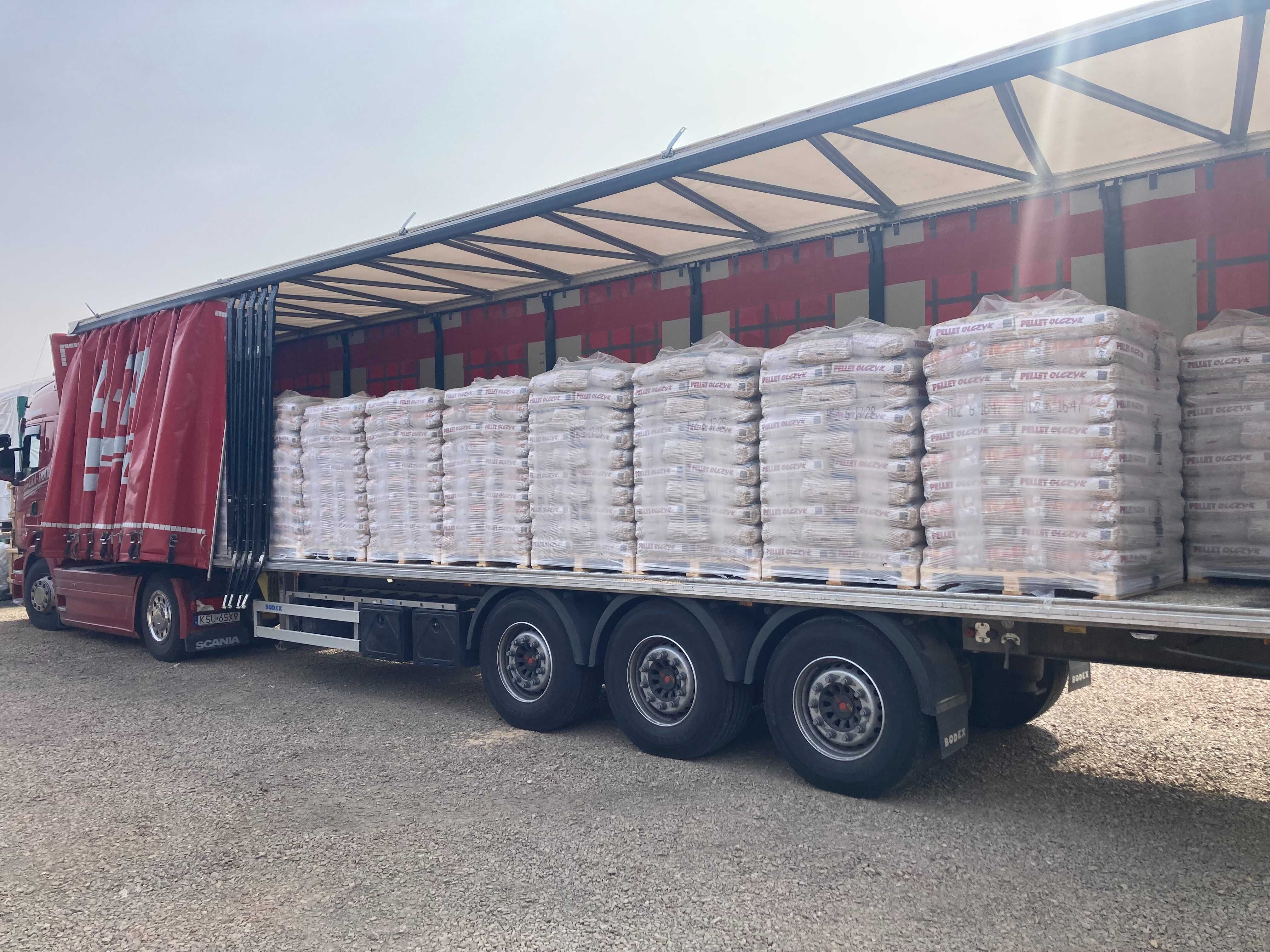 Pellet drzewny Pelet Olczyk Lava Olimp Barlinek 6mm Transport