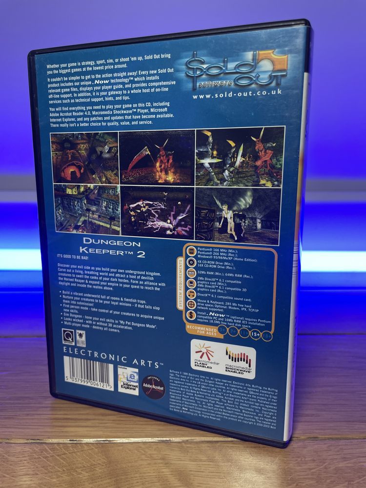 Dungeon Keeper 2 DVD Box Gra Pc