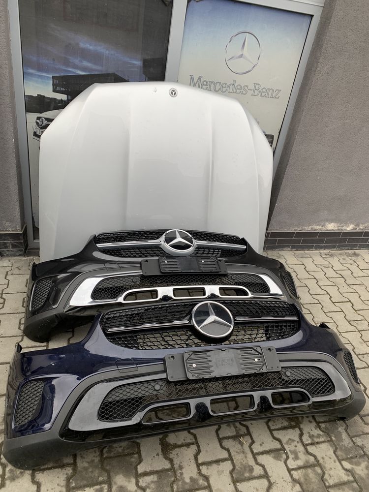 glc 253 бампер amg и стандарт рестайл и до