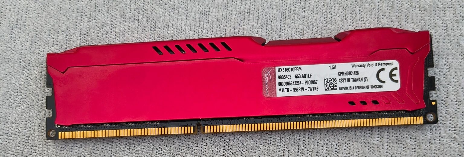 Ram Kingston HyperX 4GB DDR3 Fury
