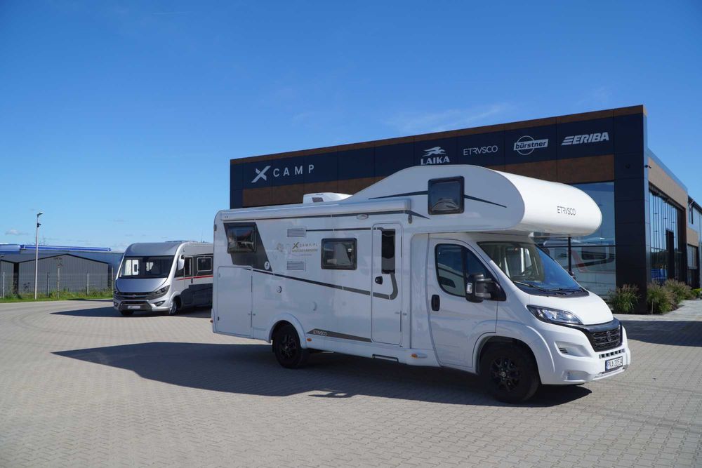 Kamper Alkowa 6 osobowy ETRUSCO A 7300 DB OKAZJA XCAMP Hymer KAT B