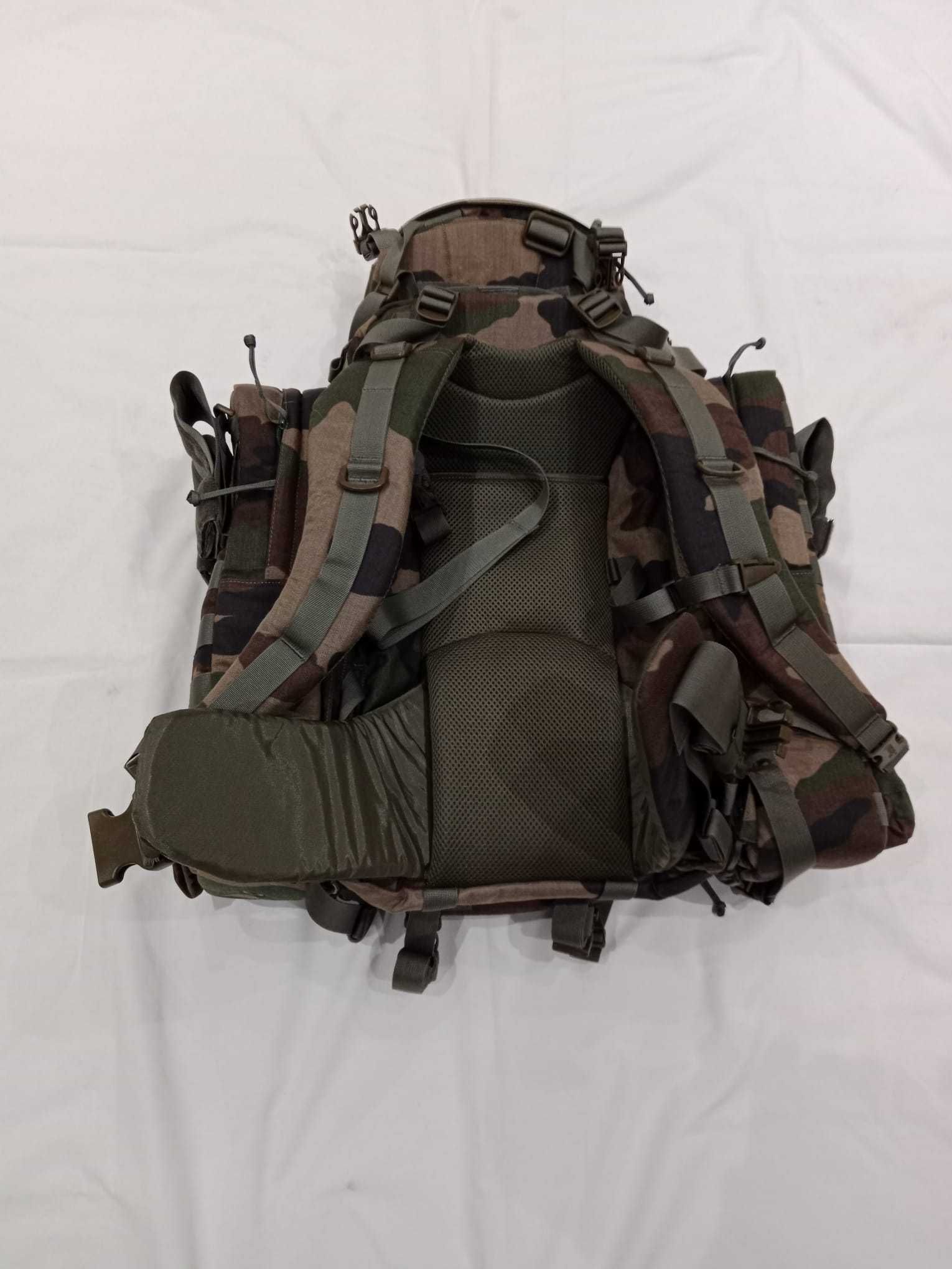 Nowy plecak francuski wojskowy Feline 60l modułowy