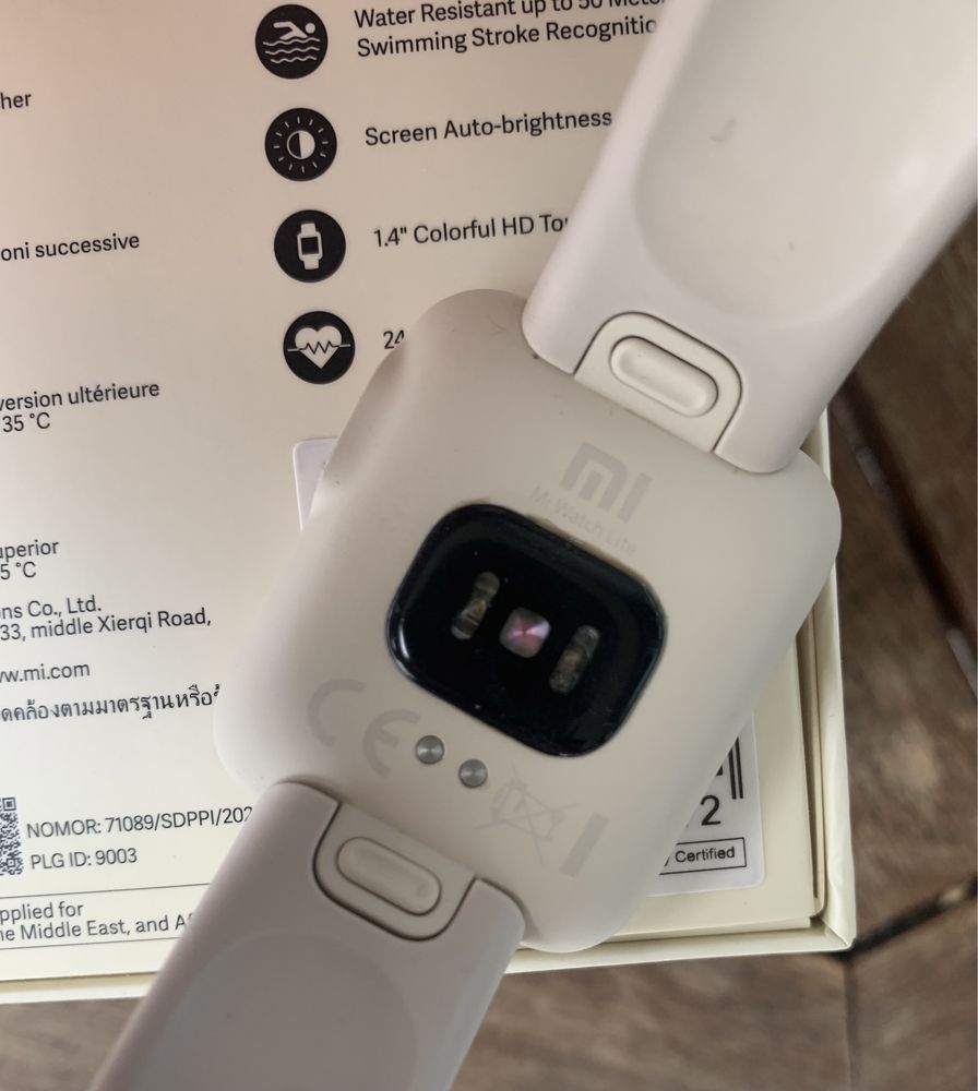 Smartwatch Xiaomi Mi Watch Lite - 41mm - GPS - ivory/kość słoniowa