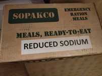 Сухпай раціон MRE Sopakco 16 шт - 1 ящик сухпайок