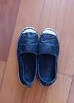 Alpercatas preto brilhante