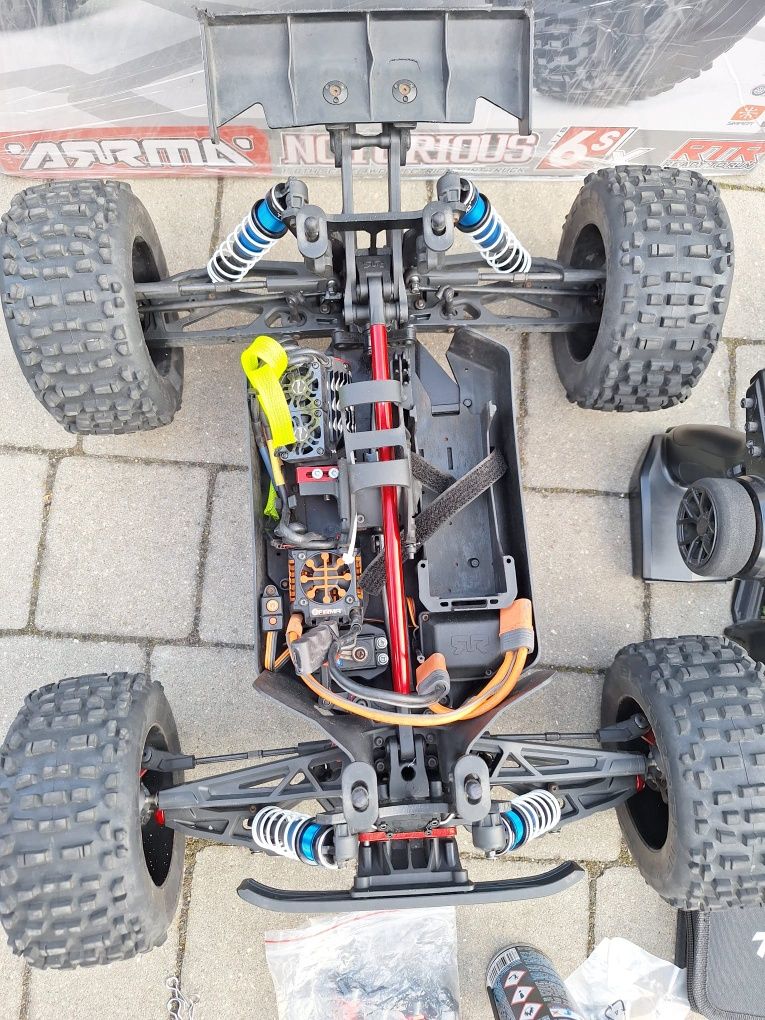 Arrma notorious 6s blx, części od kraton, traxxas, hpi