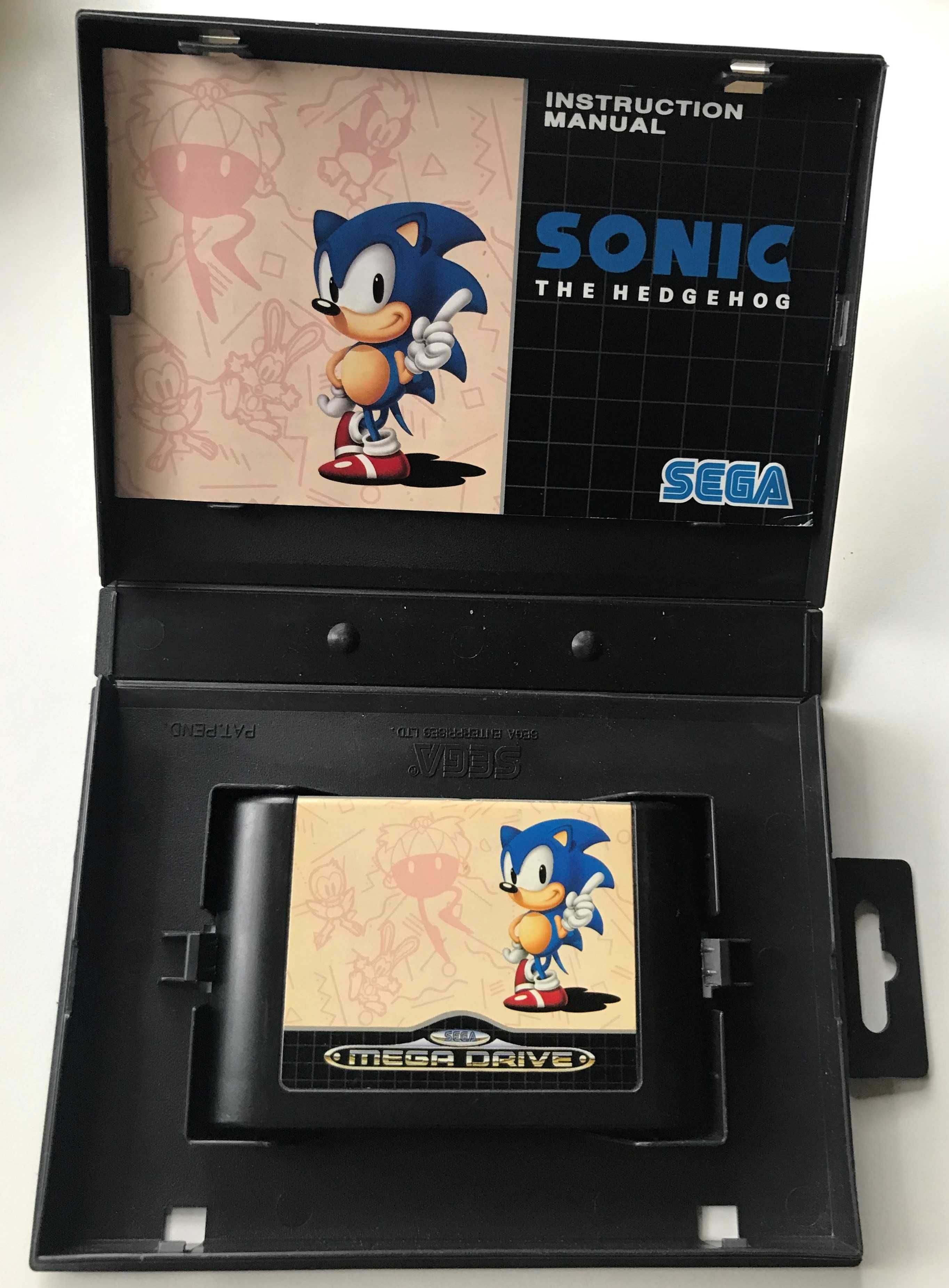 Jogo SEGA MEGADRIVE "SONIC The Hedgehog " Original c/ Manual / 1991