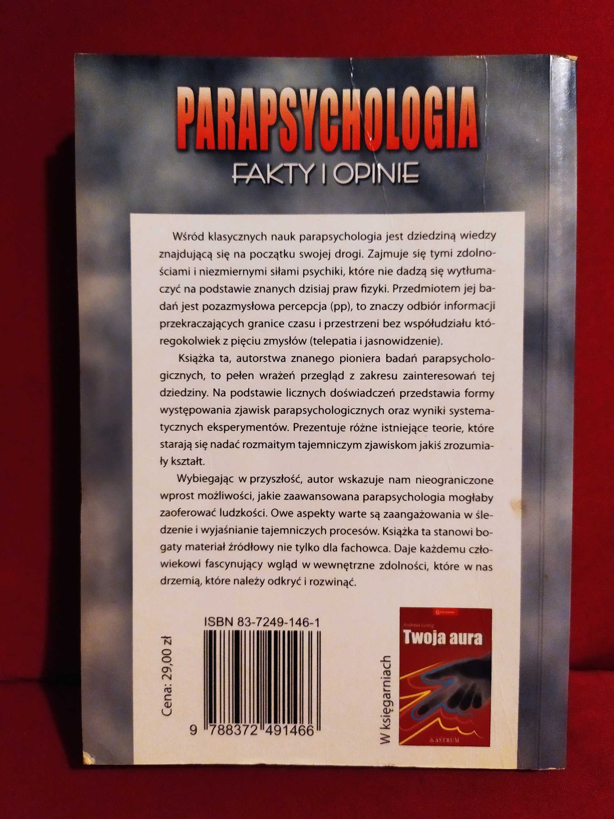Parapsychologia. Fakty i opinie - Milan Ryzl