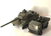 SOLIDO Camião Renault 1/50 e Tanque AMX 30T BRENUS 1/55 - Militar