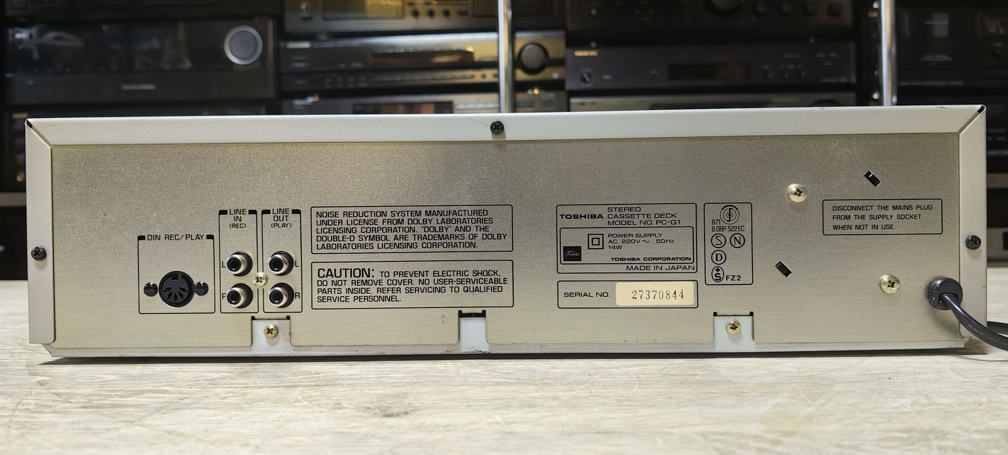 Касетний програвач Toshiba PC-G1