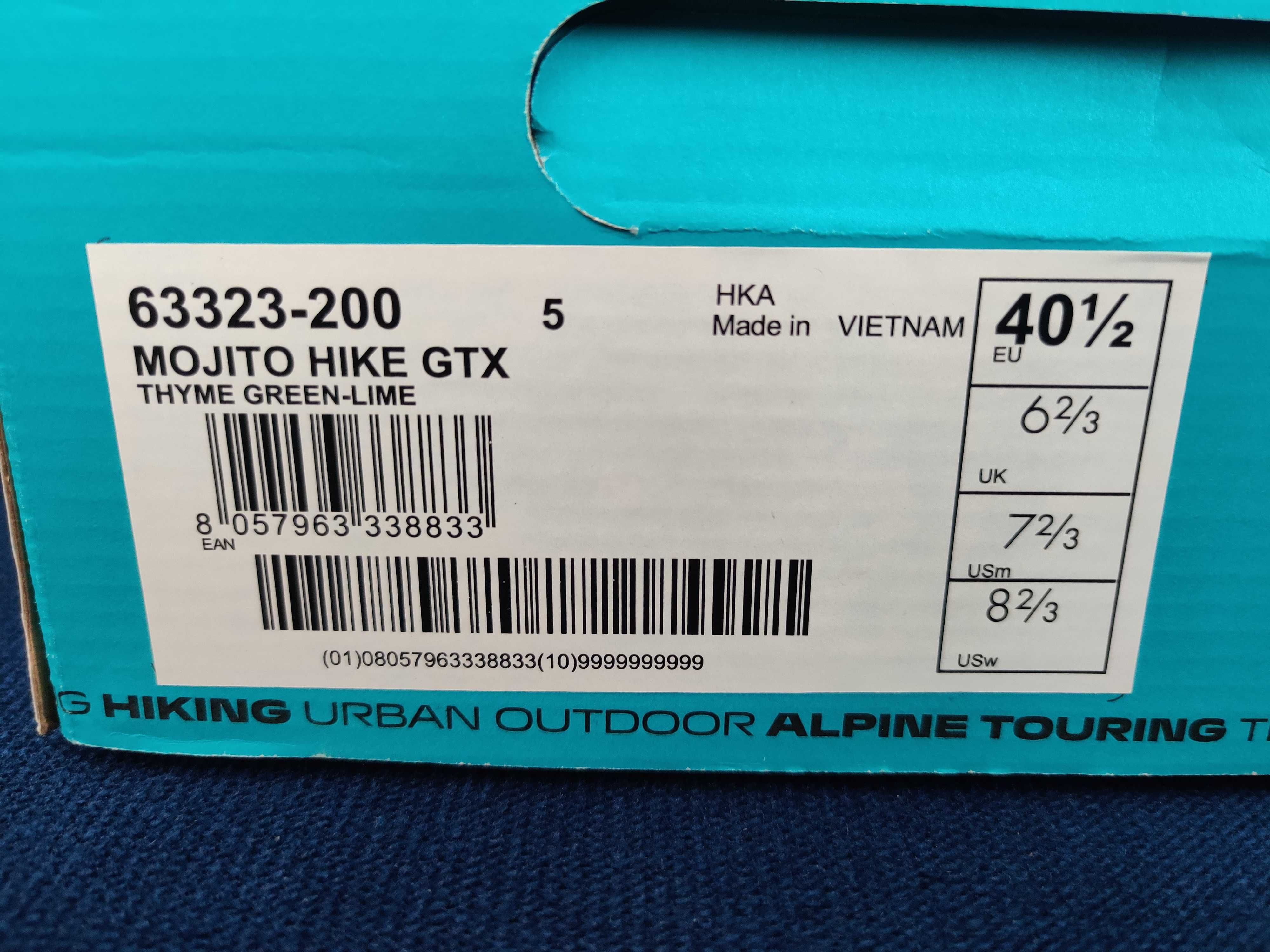 Scarpa 40,5 25,5-26cm Mojito Hike Gtx Nowe Oryginalne Gore-tex
