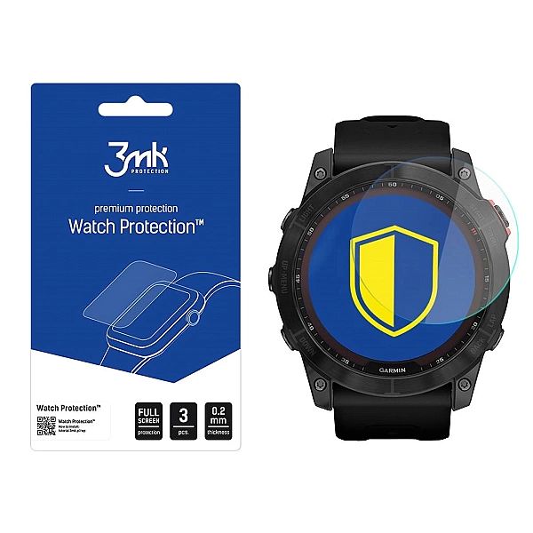 Szkło hartowane 3mk Watch Protection FlexibleGlass na Garmin Fenix 7X