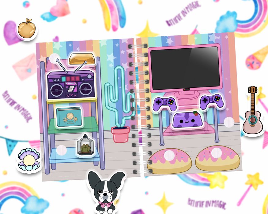 Toca boca neon, koleżanki. Avatar world, labubu, hunters, gry na rzepy