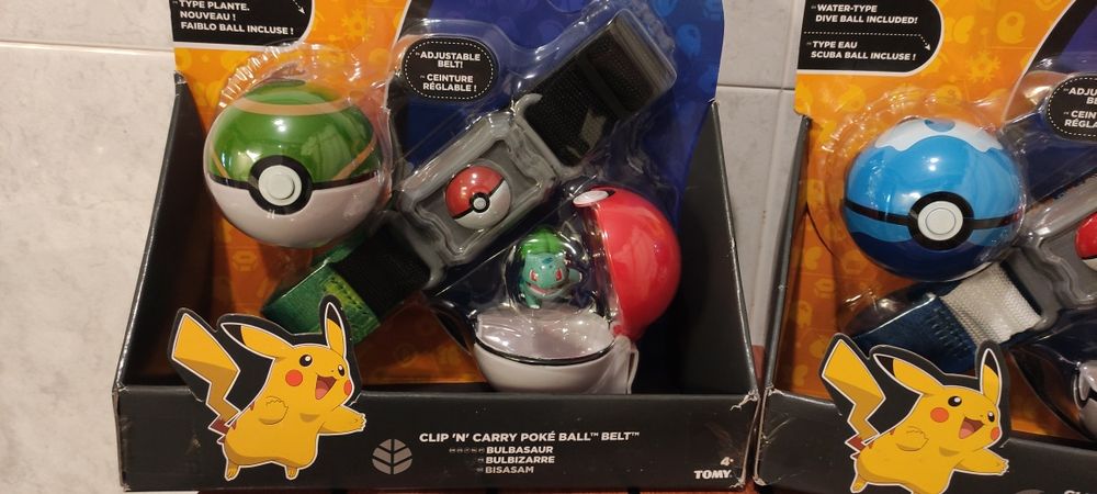 DISPONÍVEL PARA ENTREGA.  Cinto Pokémon, pokebolas, miniaturas